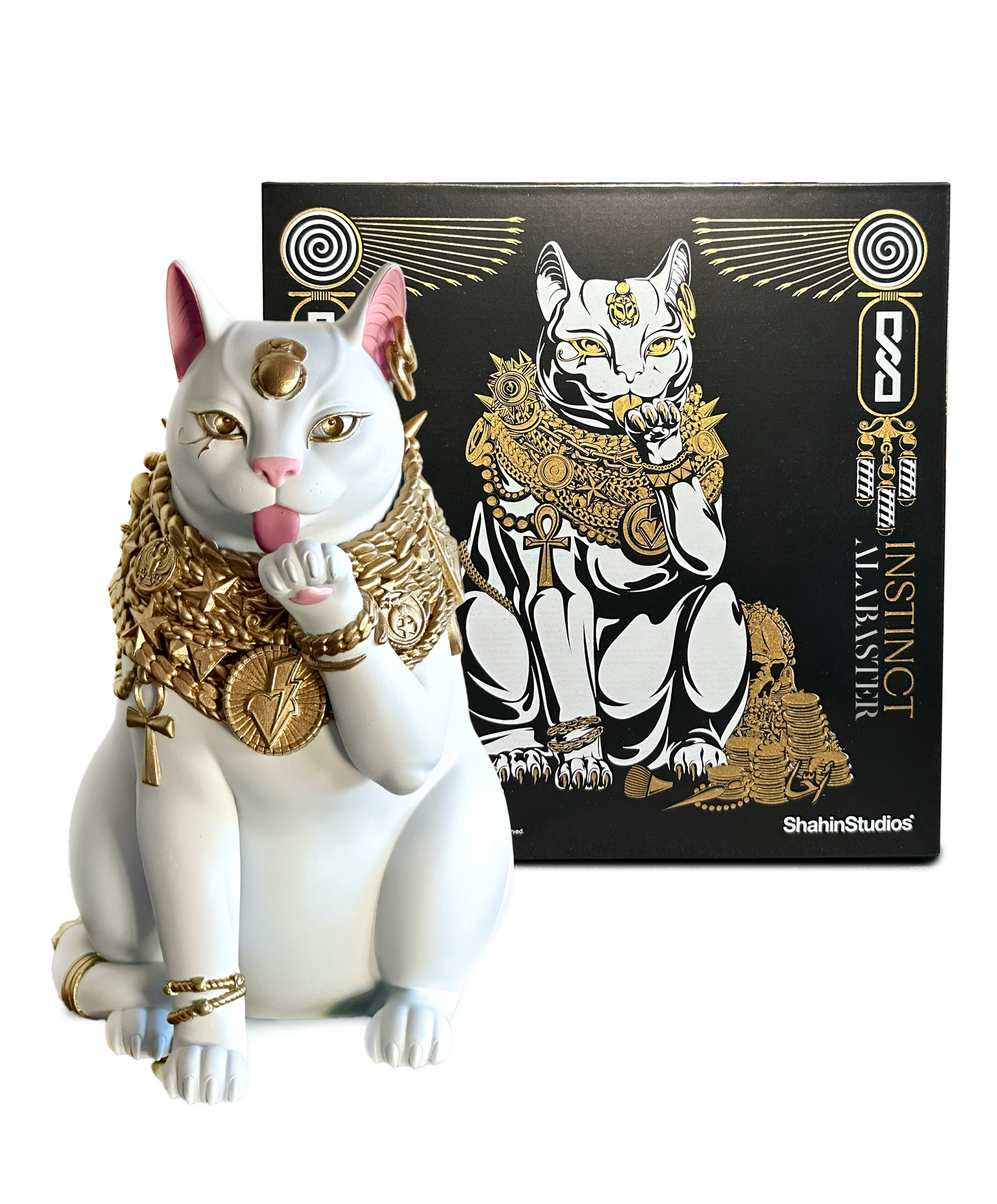 9 Lives: Instinct Sculpture (Alabaster)