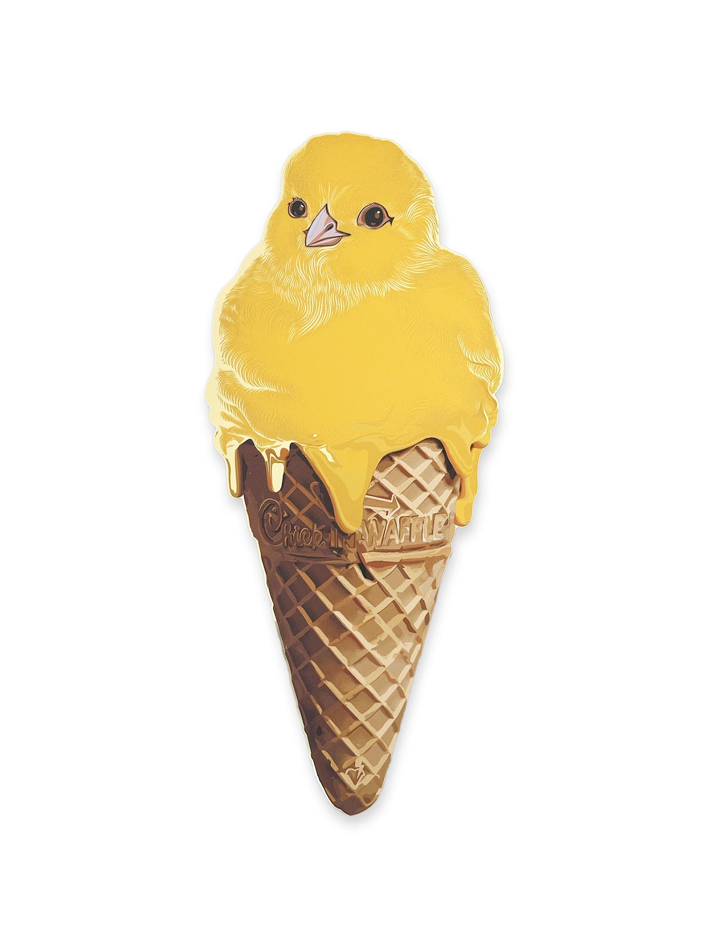 CHICK-IN-WAFFLE - Sugar Cone