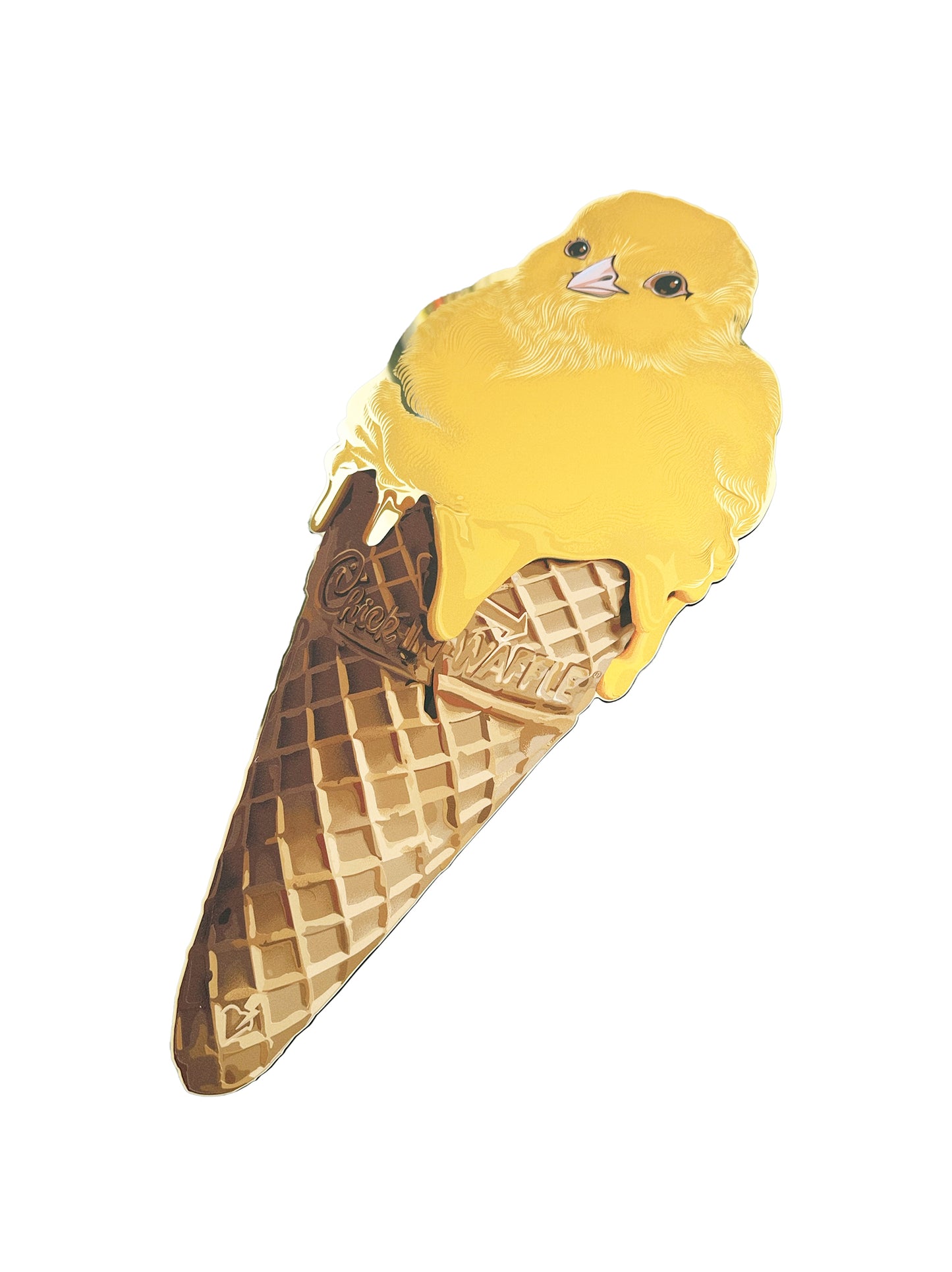 CHICK-IN-WAFFLE - Sugar Cone