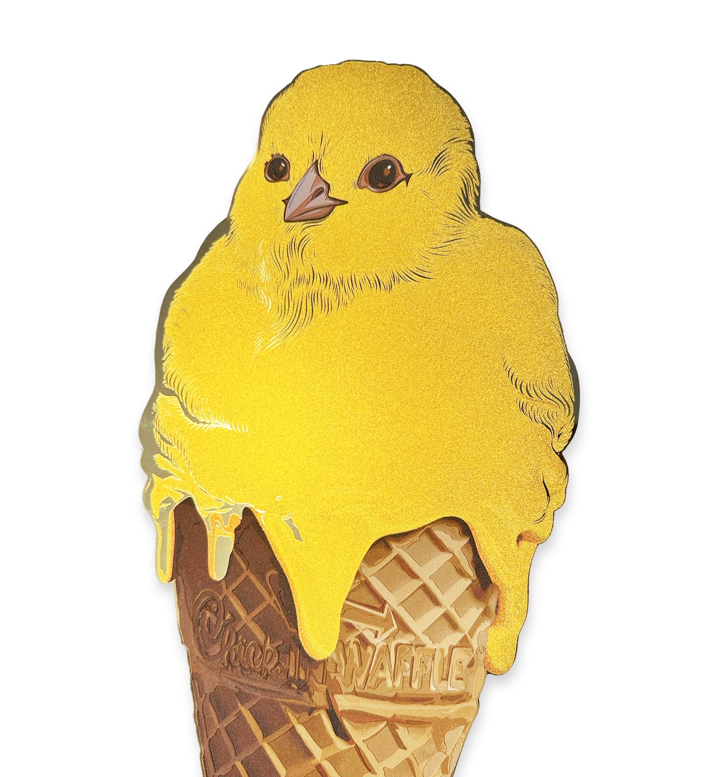 CHICK-IN-WAFFLE - Sugar Cone