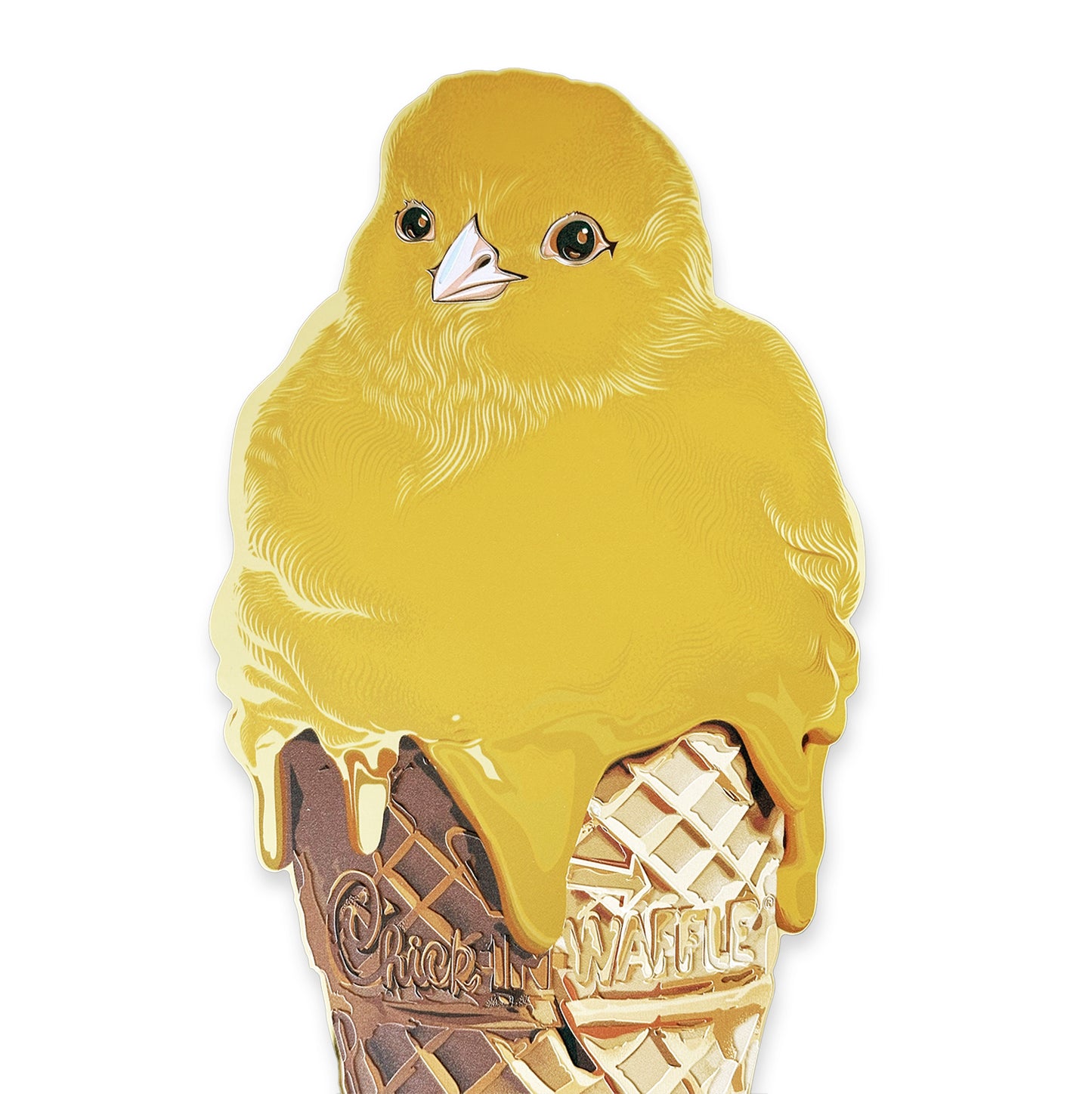 CHICK-IN-WAFFLE - Sugar Cone