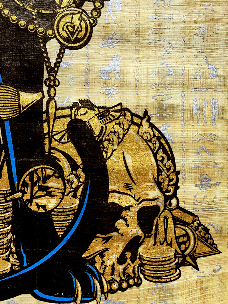 9 Lives Papyrus Print