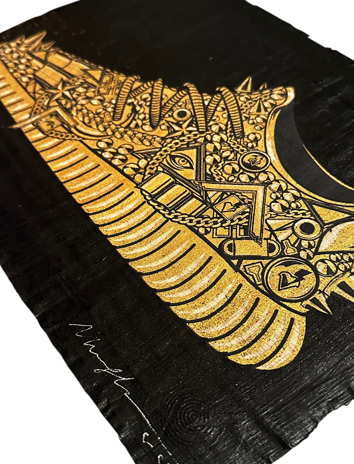 Holy Grails: Blacked-out Papyrus (Set of 2)