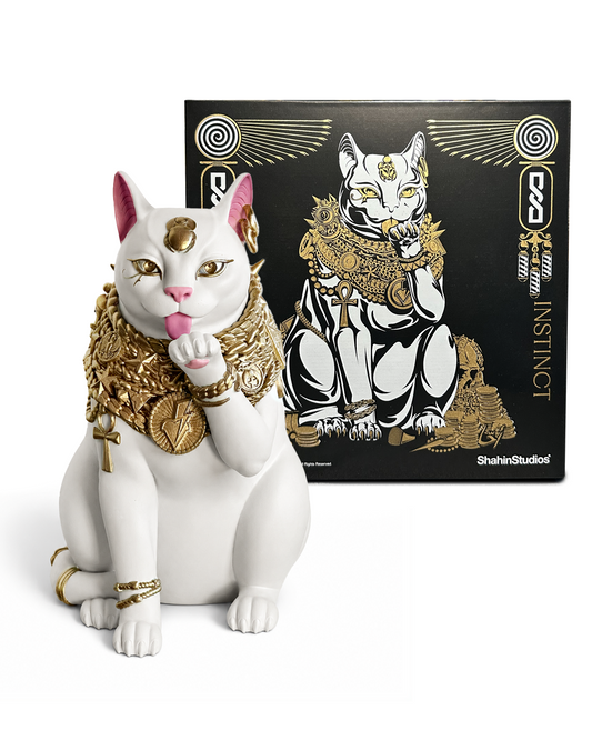9 Lives: Instinct Sculpture (Alabaster)