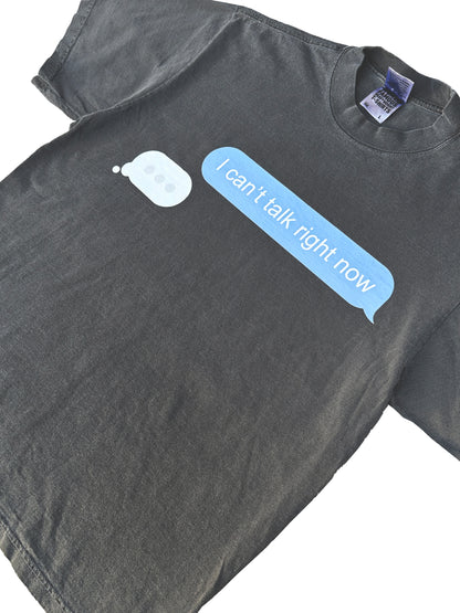 TGR: Text Tee (CANT TALK)