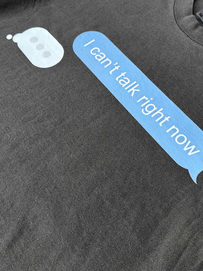 TGR: Text Tee (CANT TALK)